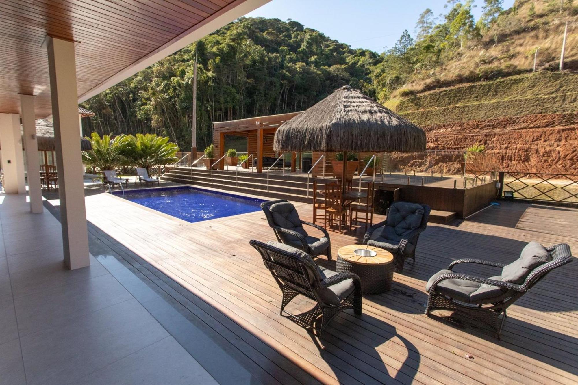 Sitio Cinco Folhas, Recanto Com Vista Pra Montanha Marechal Floriano Exterior photo