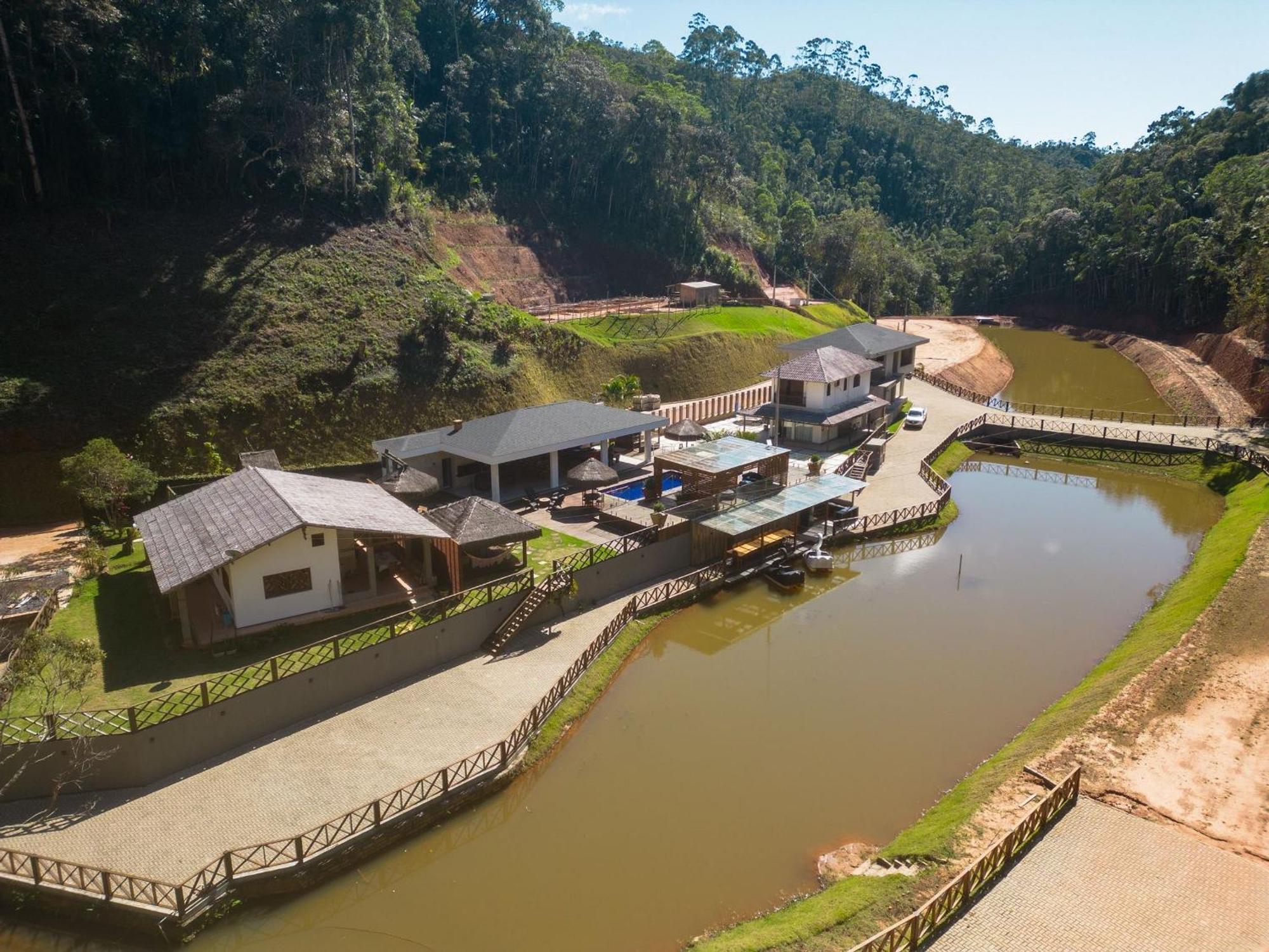 Sitio Cinco Folhas, Recanto Com Vista Pra Montanha Marechal Floriano Exterior photo